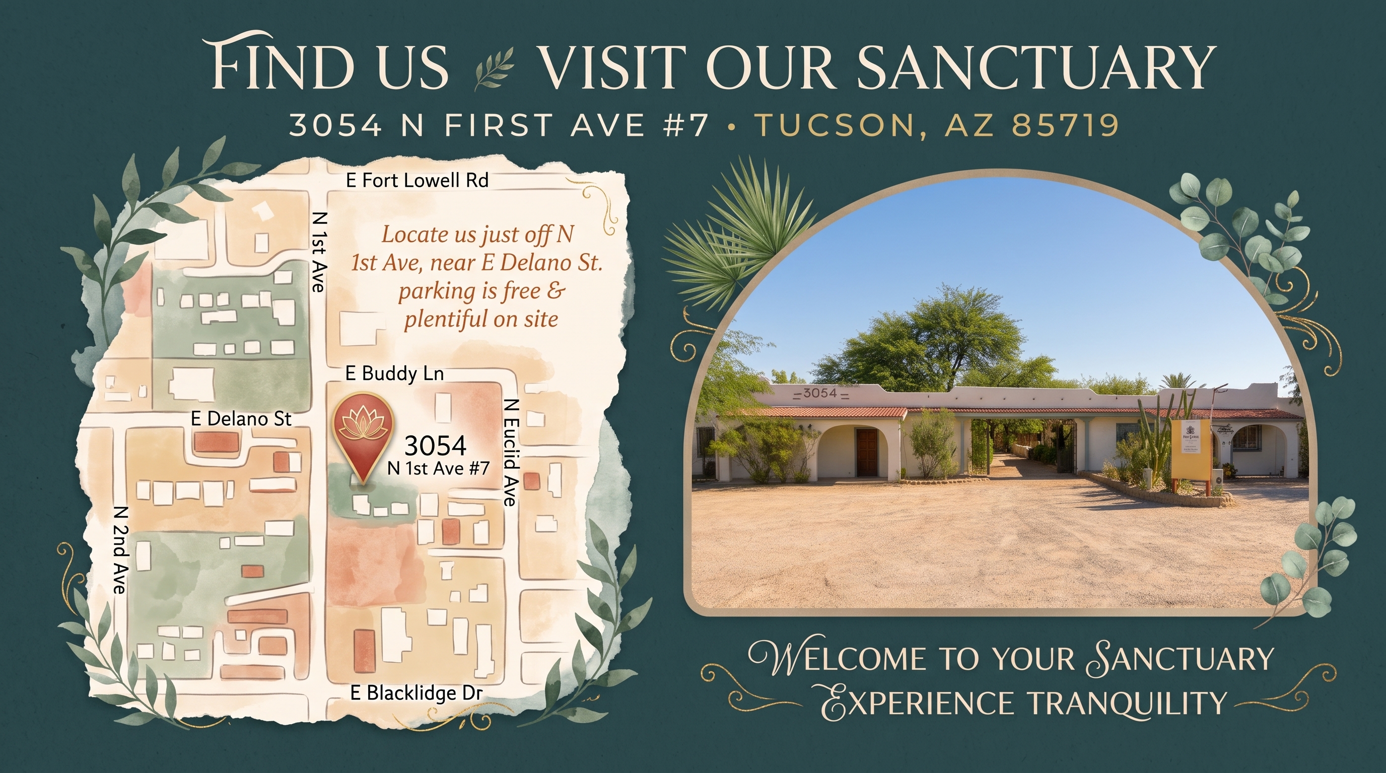 Short Rest Recovery location — 3054 N First Ave Suite 7 Tucson AZ